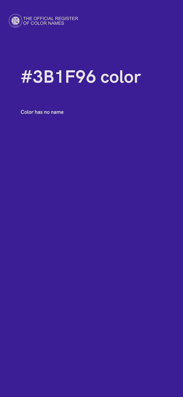 #3B1F96 color image