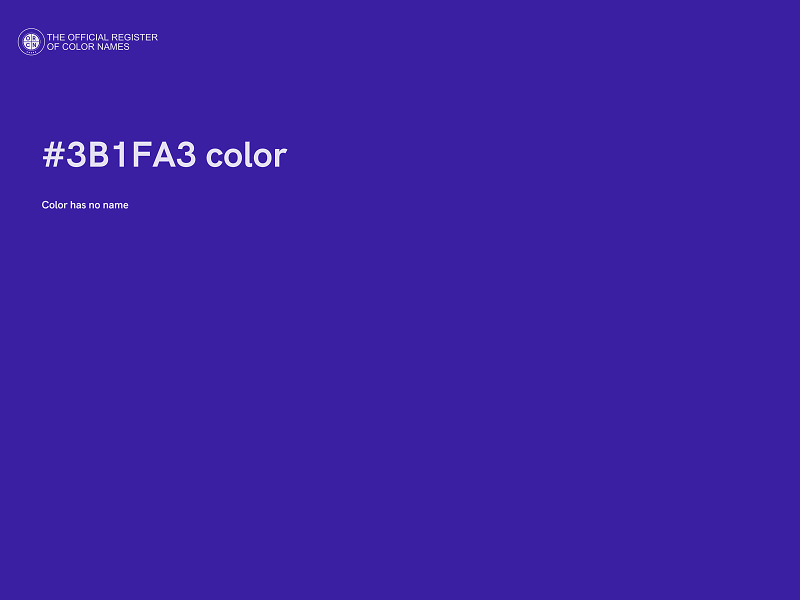 #3B1FA3 color image