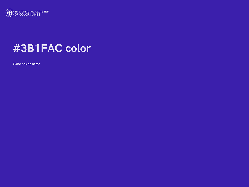 #3B1FAC color image