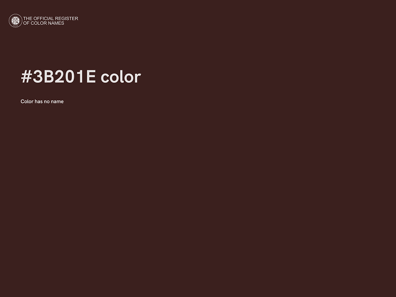 #3B201E color image