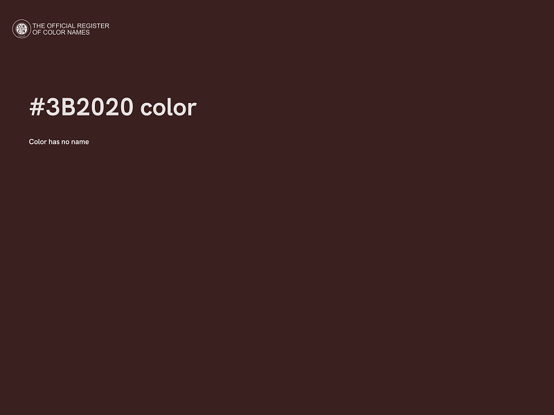 #3B2020 color image