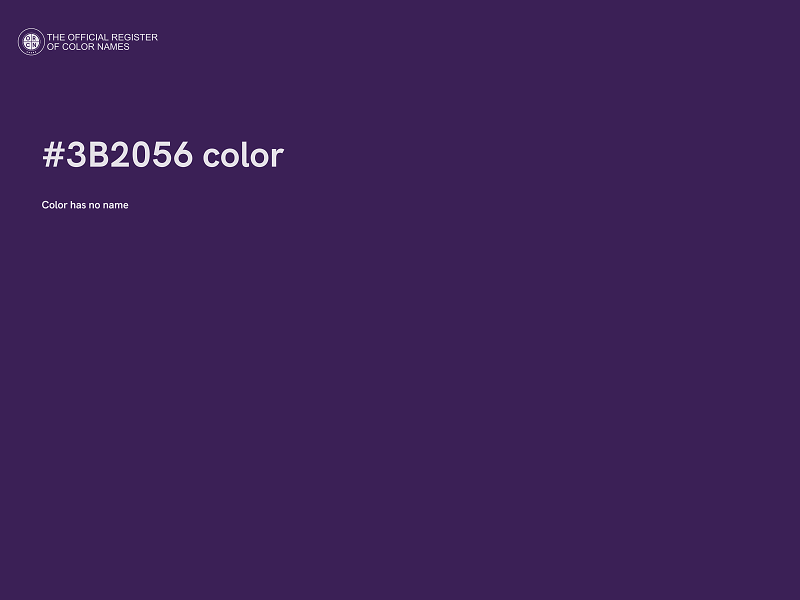 #3B2056 color image