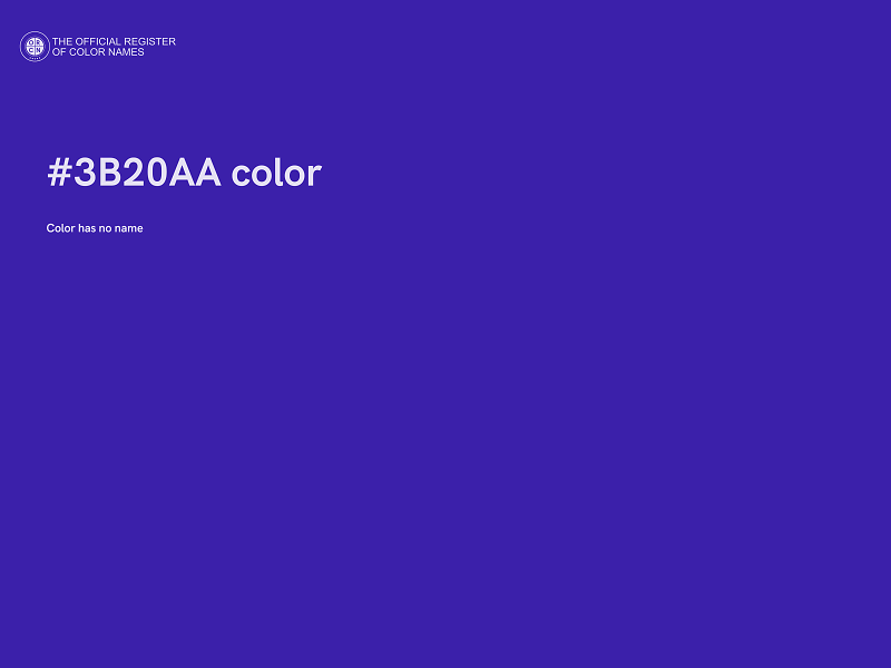 #3B20AA color image