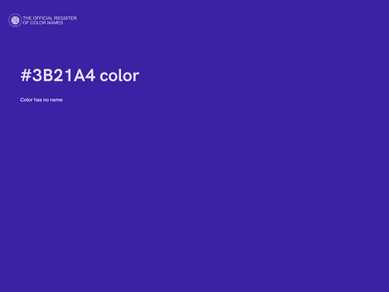 #3B21A4 color image