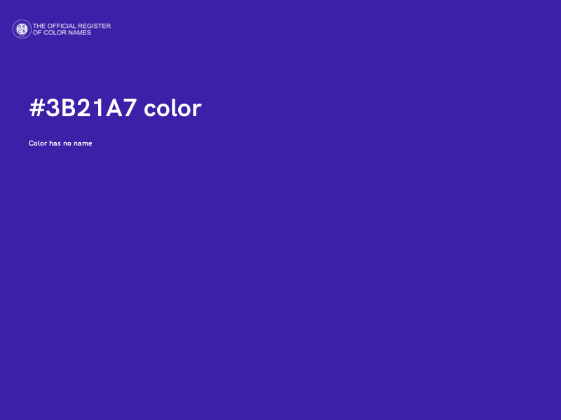 #3B21A7 color image