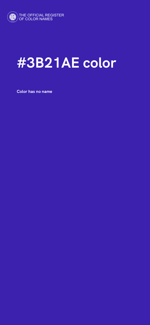 #3B21AE color image