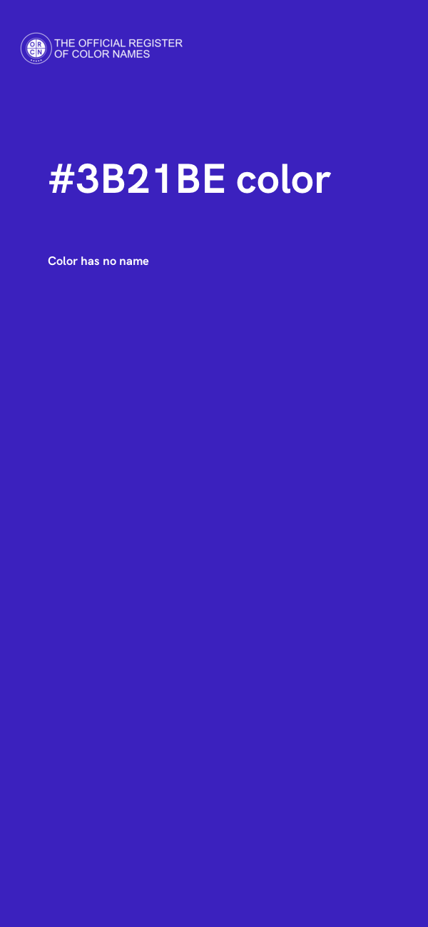 #3B21BE color image
