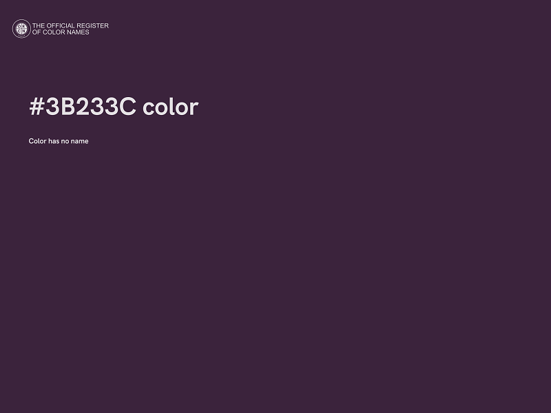 #3B233C color image