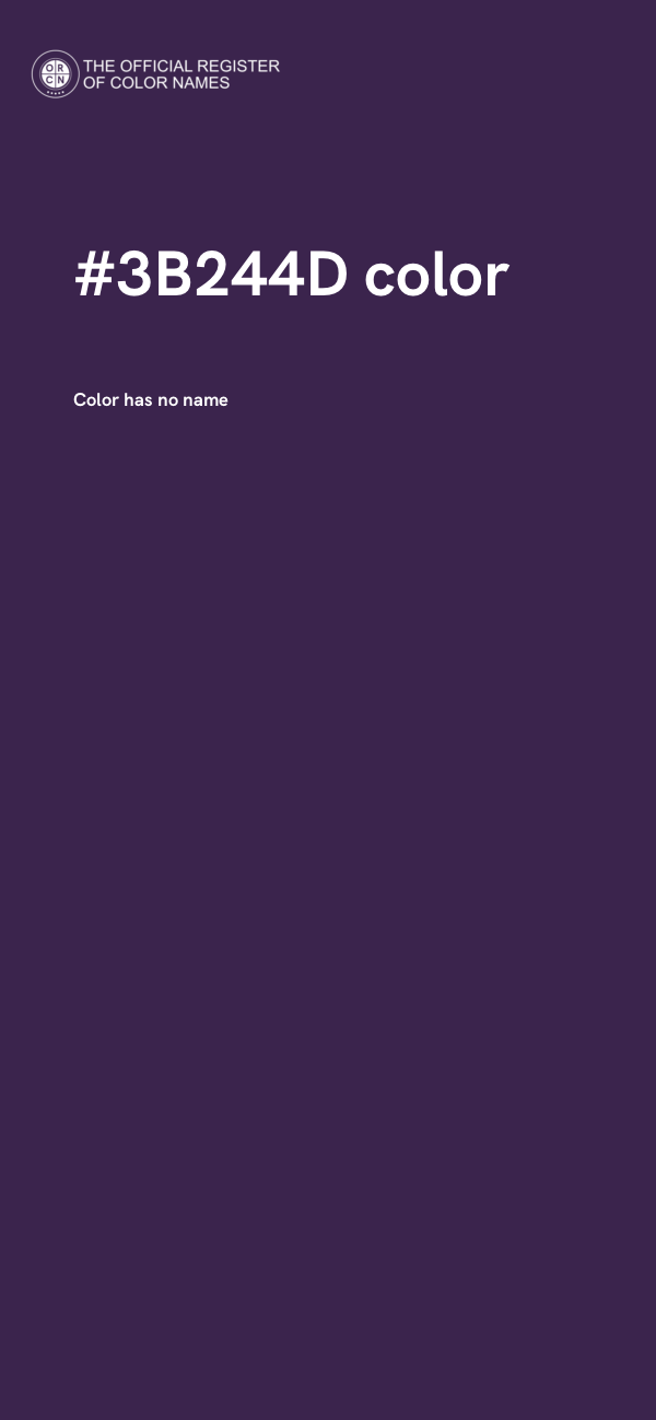 #3B244D color image