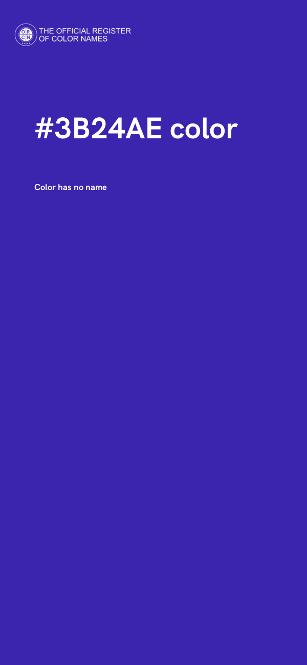 #3B24AE color image