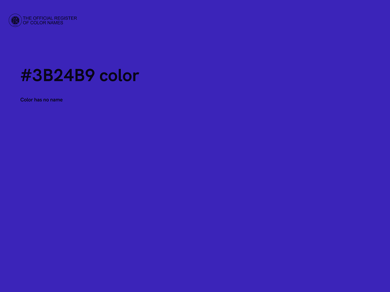 #3B24B9 color image