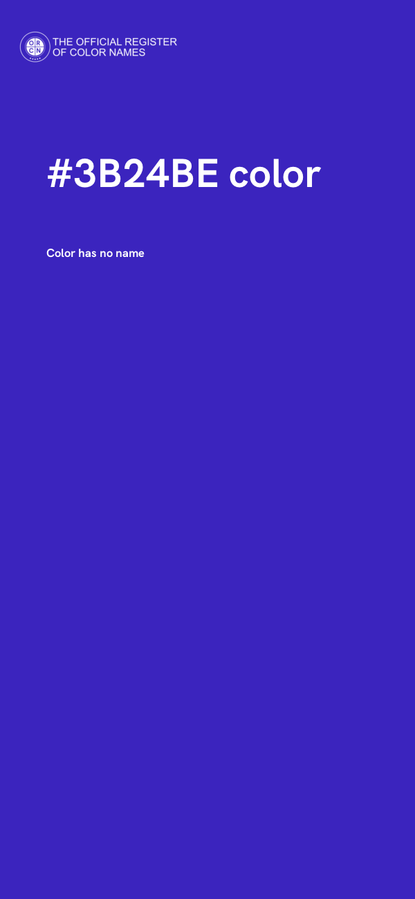 #3B24BE color image