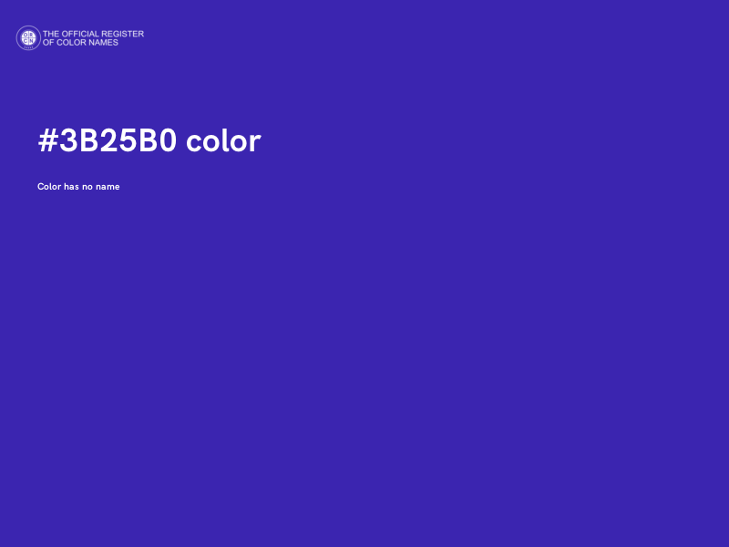 #3B25B0 color image