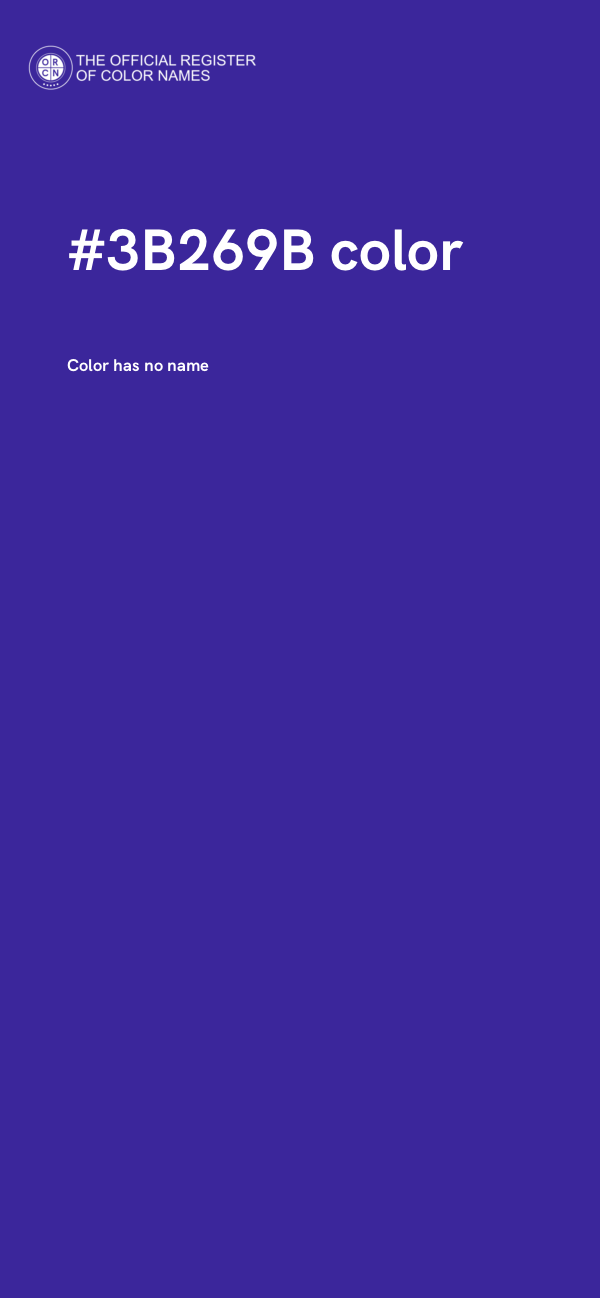 #3B269B color image