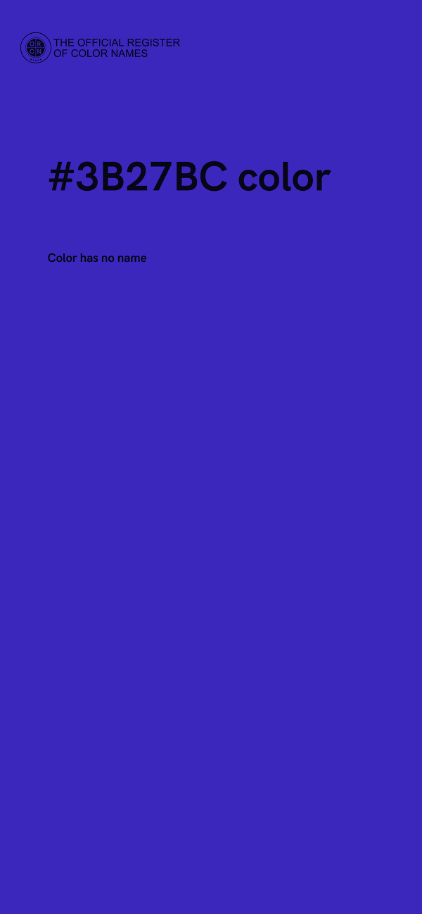 #3B27BC color image