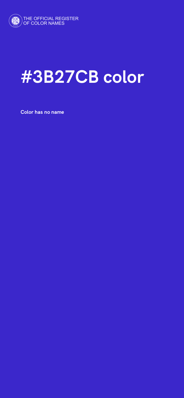 #3B27CB color image