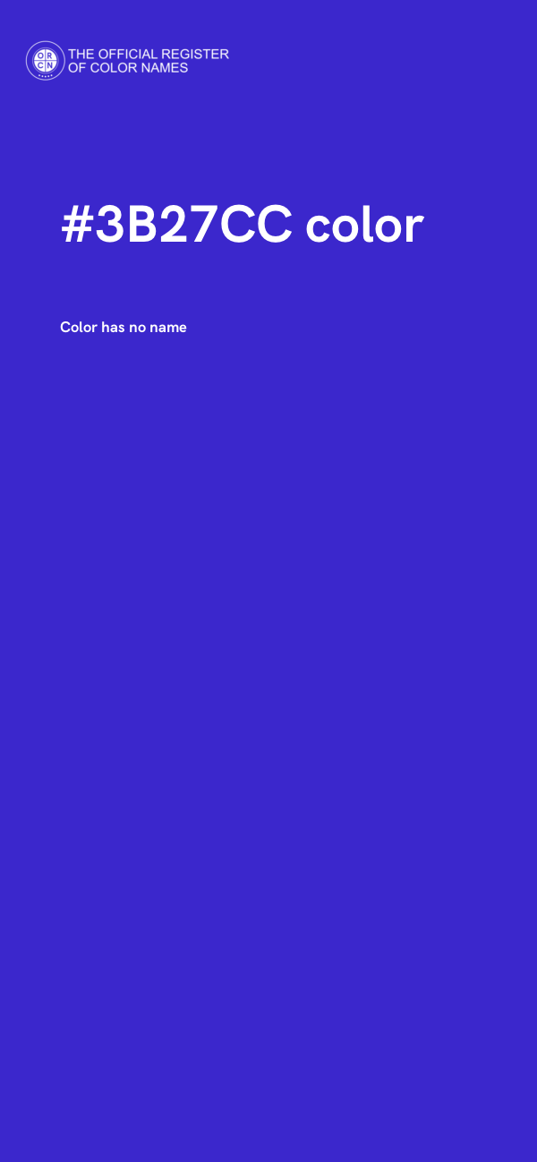#3B27CC color image