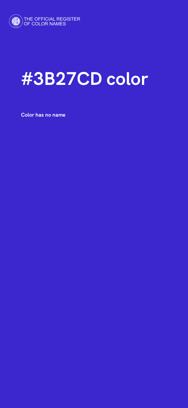 #3B27CD color image