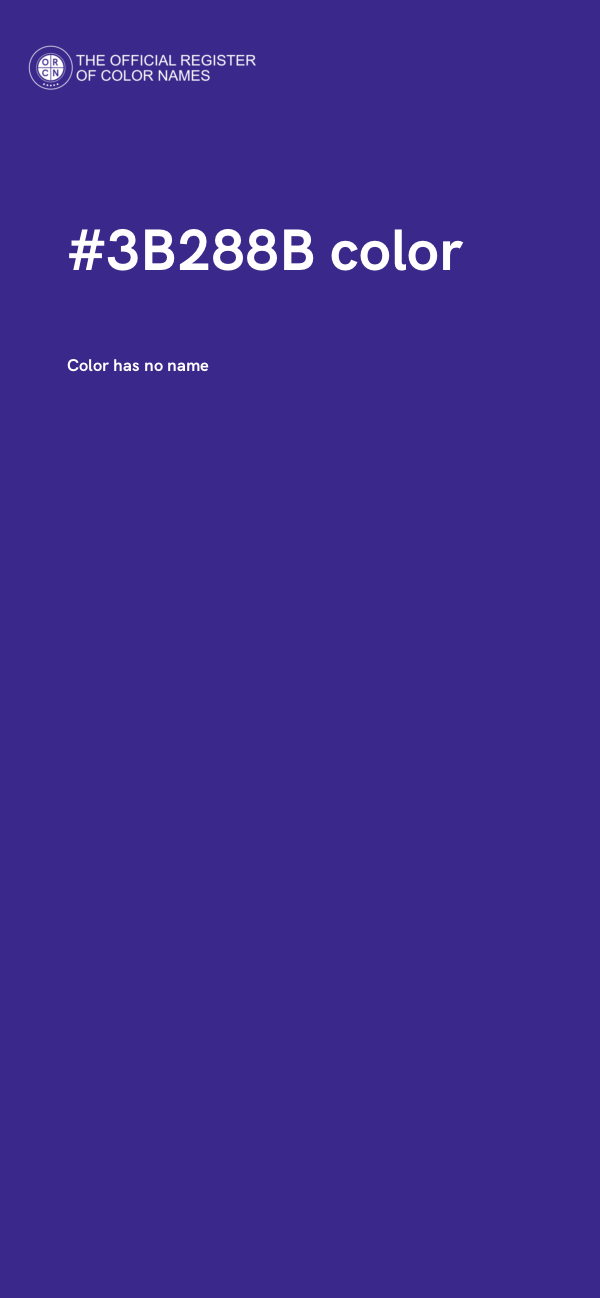 #3B288B color image