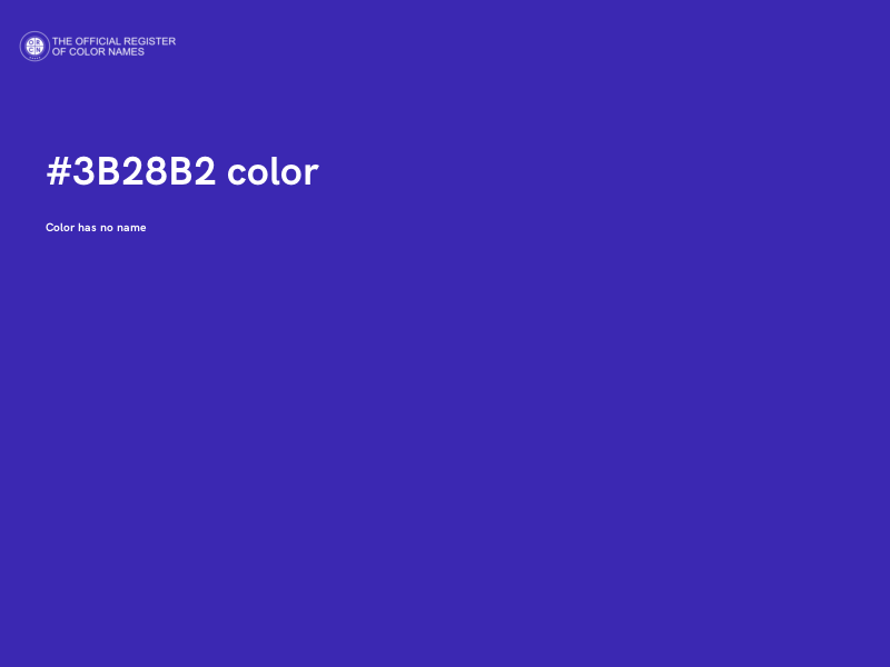 #3B28B2 color image
