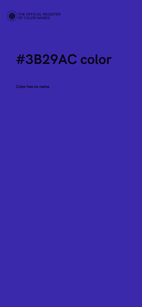 #3B29AC color image