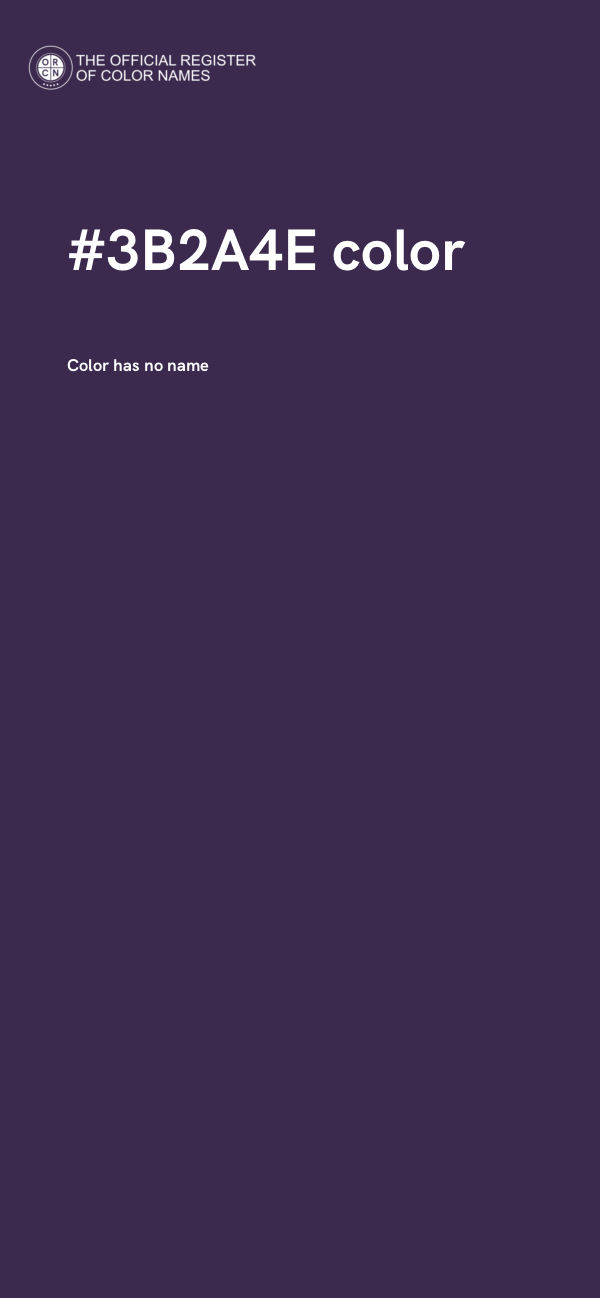 #3B2A4E color image