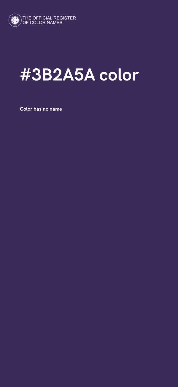 #3B2A5A color image