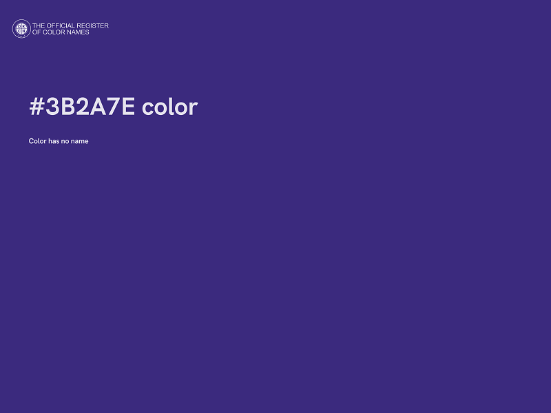 #3B2A7E color image