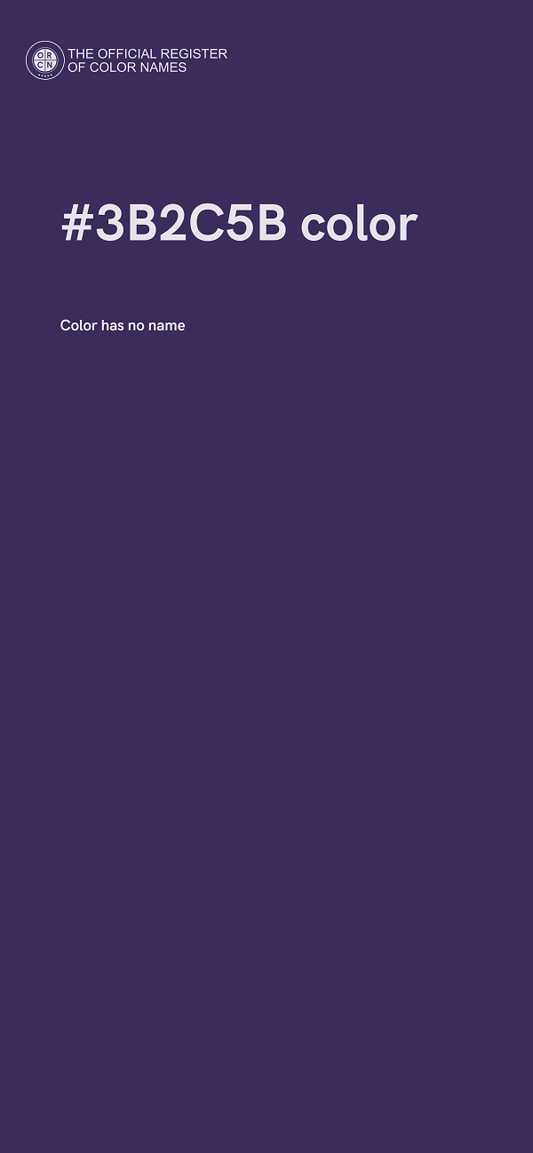 #3B2C5B color image
