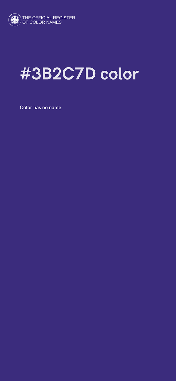 #3B2C7D color image
