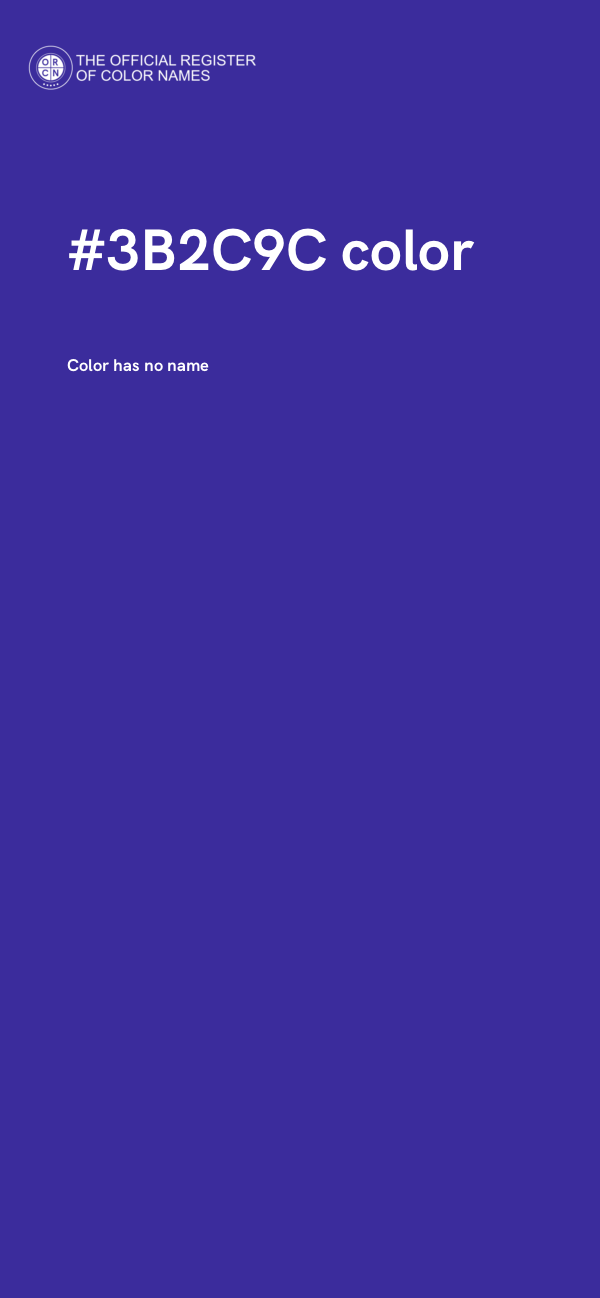 #3B2C9C color image