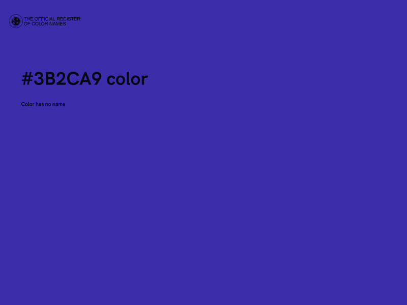 #3B2CA9 color image