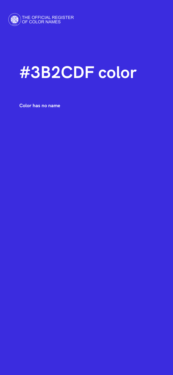 #3B2CDF color image