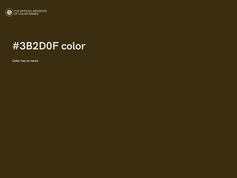 #3B2D0F color image