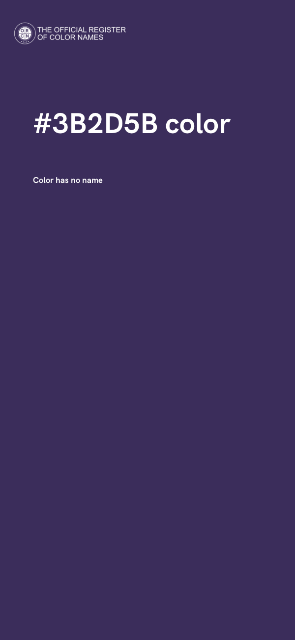 #3B2D5B color image