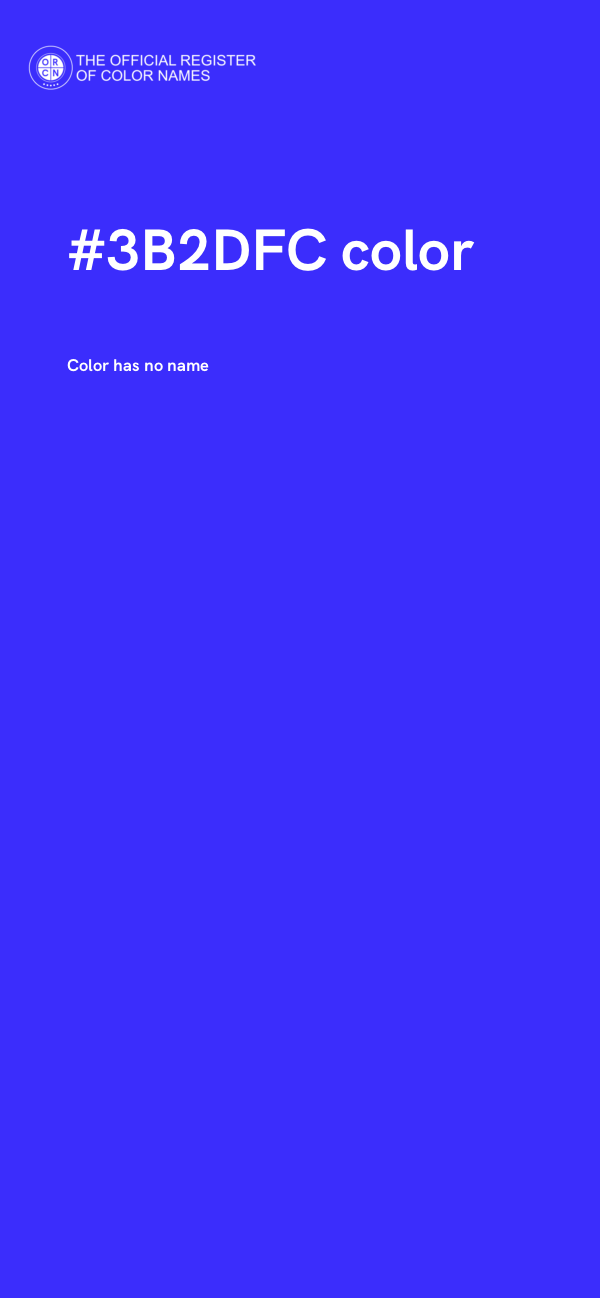 #3B2DFC color image