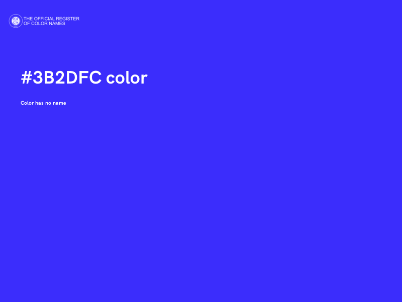 #3B2DFC color image