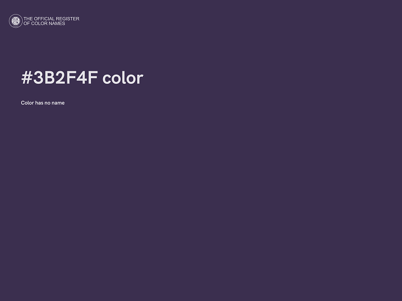 #3B2F4F color image