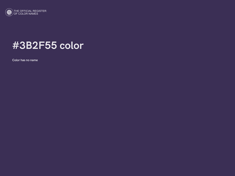 #3B2F55 color image