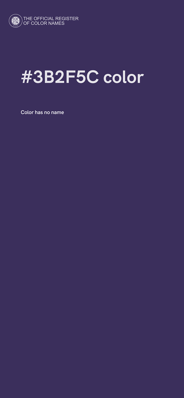 #3B2F5C color image