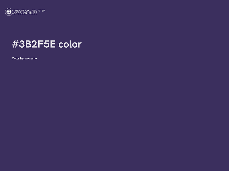 #3B2F5E color image