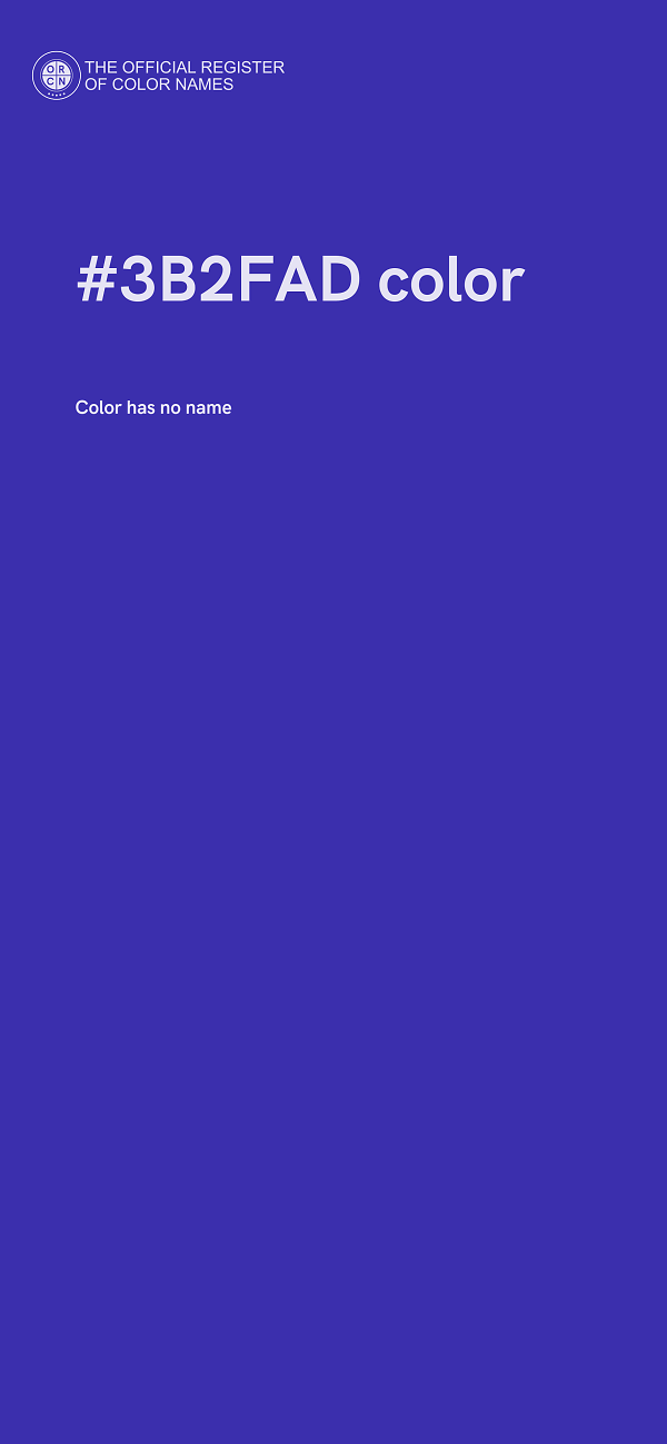 #3B2FAD color image