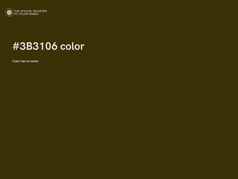 #3B3106 color image
