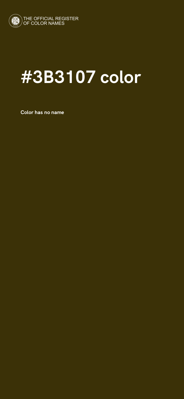 #3B3107 color image