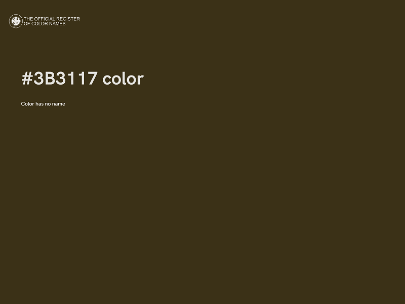 #3B3117 color image