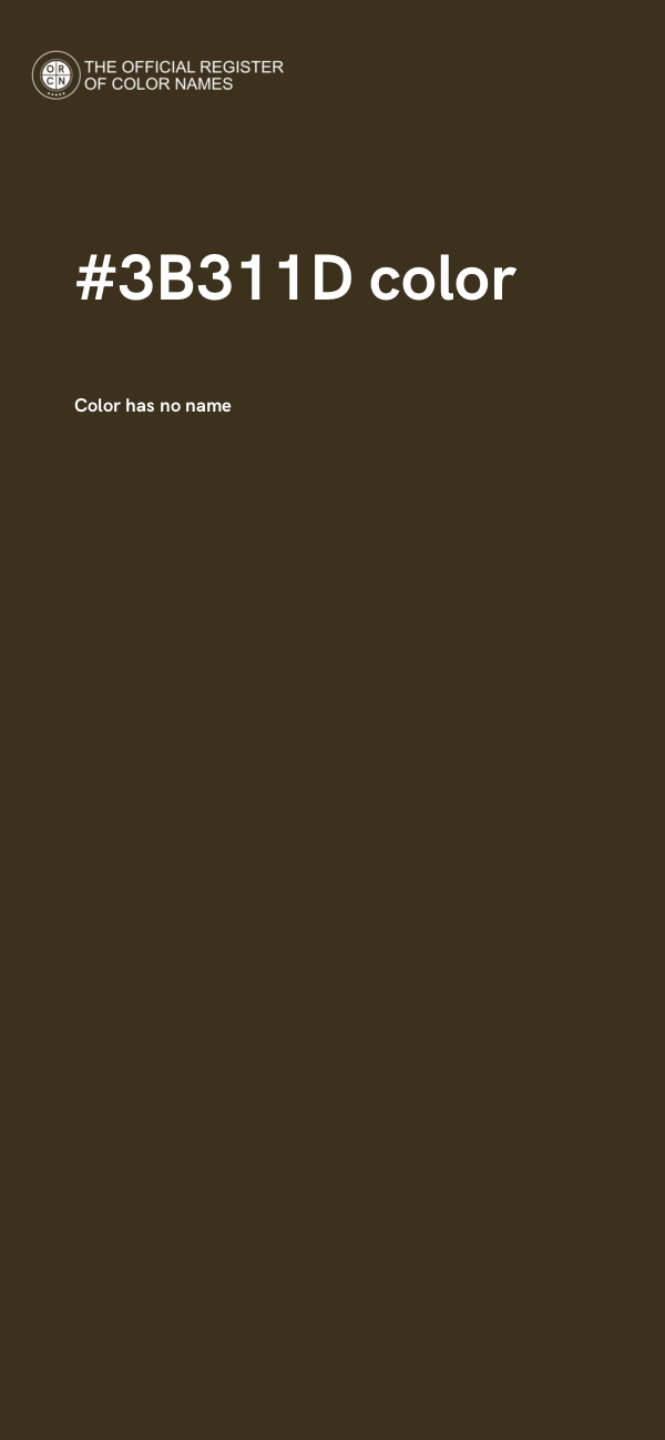 #3B311D color image