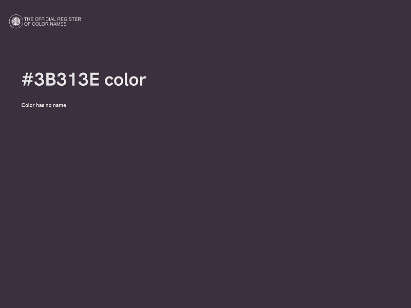 #3B313E color image
