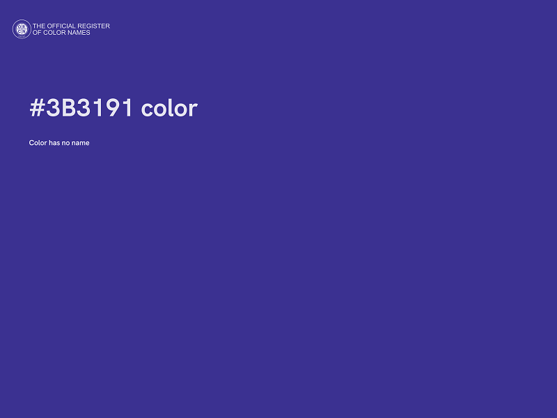 #3B3191 color image