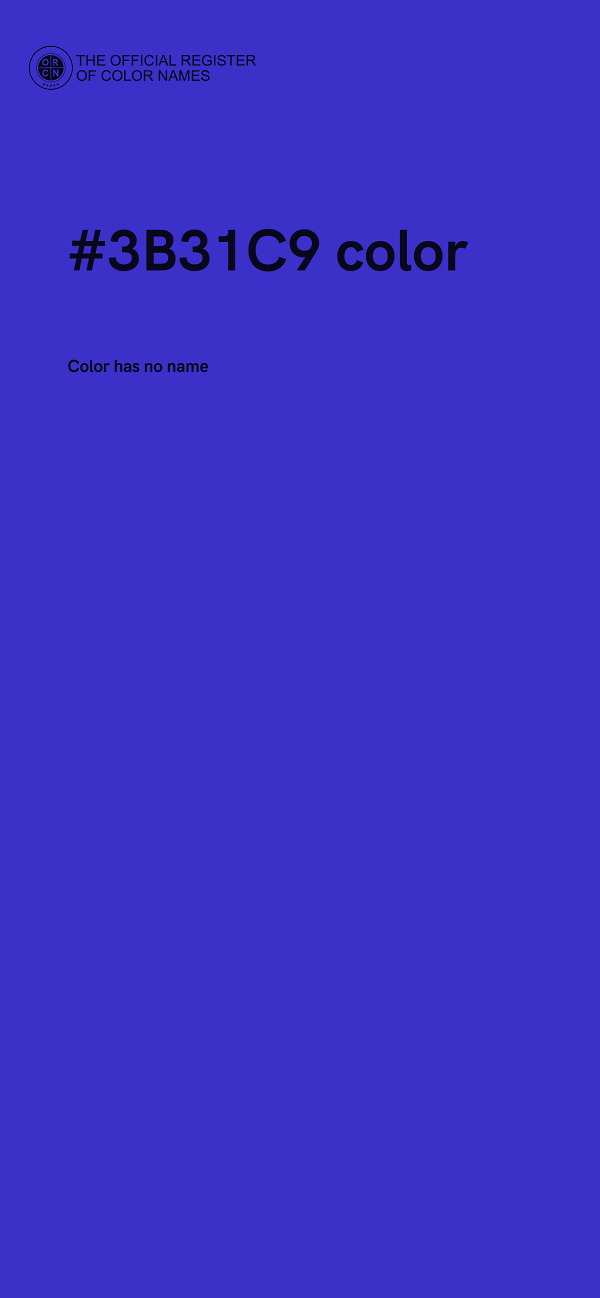 #3B31C9 color image