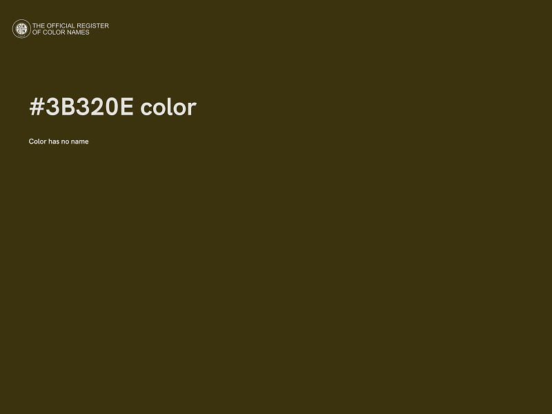 #3B320E color image